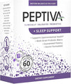 Peptiva 26 Billion CFU Probiotic and Sleep Support Supplement