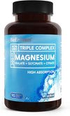 BioEmblem Triple Magnesium Complex – High Absorption Magnesium Glycinate, Malate &amp; Citrate Supplement