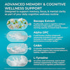 PUREHEALTH RESEARCH Ageless Brain Supplements for Memory and Focus (60 Capsules)