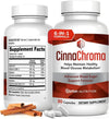 CinnaChroma Cinnamon Supplement Bottles - Supports Healthy Blood Sugar with Premium Cinnamon Extract and Chromium Picolinate
