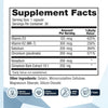 Supplement facts of CinnaChroma Capsules with ingredients and daily values.