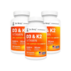 Dr. Berg Maximum Strength 2-in-1 Vitamin D3 K2 (10,000 IU) – High Absorption Formula for Bone, Heart &amp; Immune Support (120 Capsules)